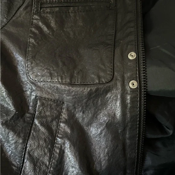 Rock & Republic Vintage Leather Motorcycle Jacket - Picture 10 of 11